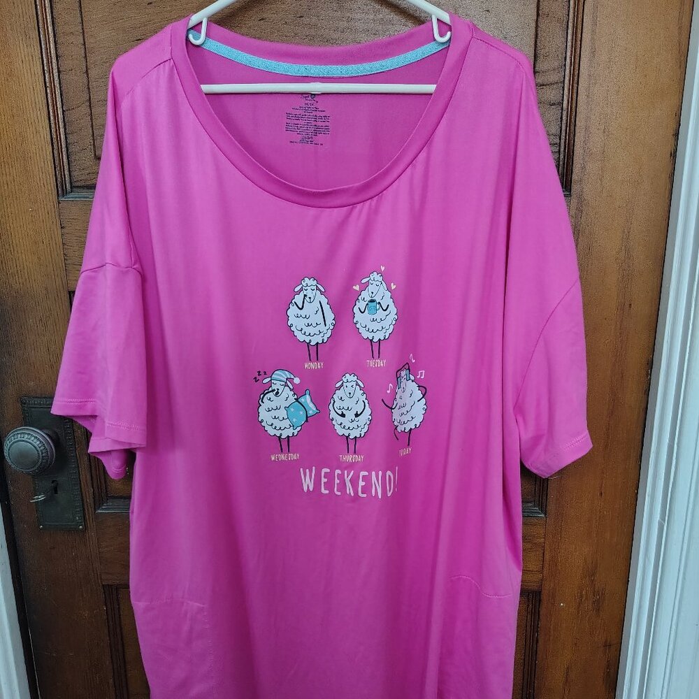Secret Treasures Sheep Night Shirt – Size 2X–3X